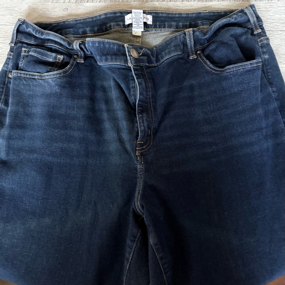 Lane Bryant Dark Wash Skinny Jeans 26W Stretch Denim - Picture 8 of 11